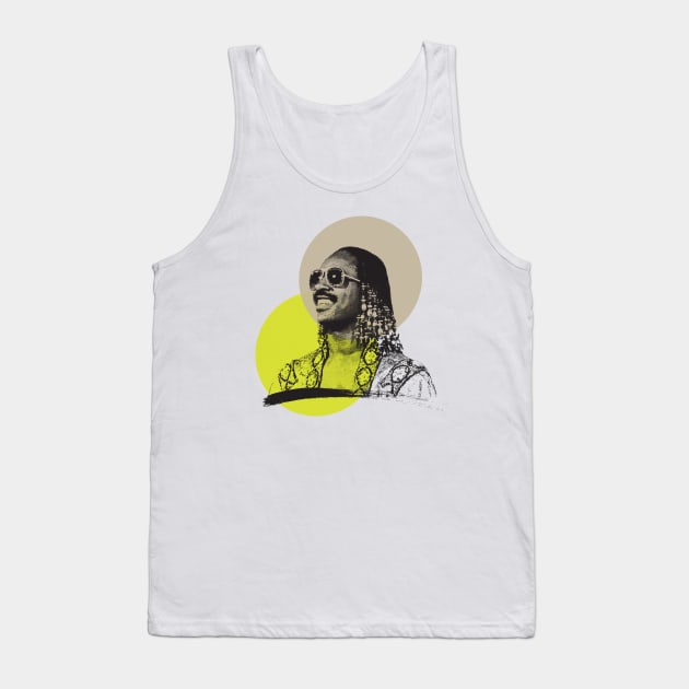 Stevie Wonder Tank Top by Jay_Kreative